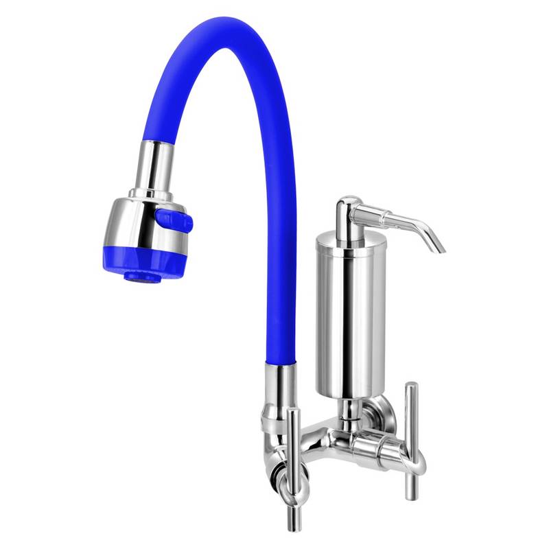 1186 C61 1/4 TORN. PAREDE B.M. GOURMET AZUL FILTRO METAL DN15/20