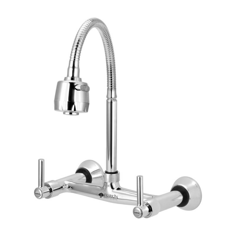 1258 C51 1/4 MISTURADOR PAREDE FIXO GOURMET CROMADO DN 15 NBR 11535