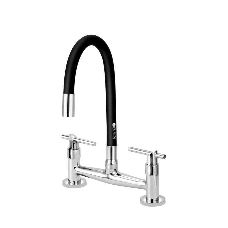 1256 C61 1/4 MISTURADOR PIA MESA FIXO COLOR PRETO DN 15 NBR 11535