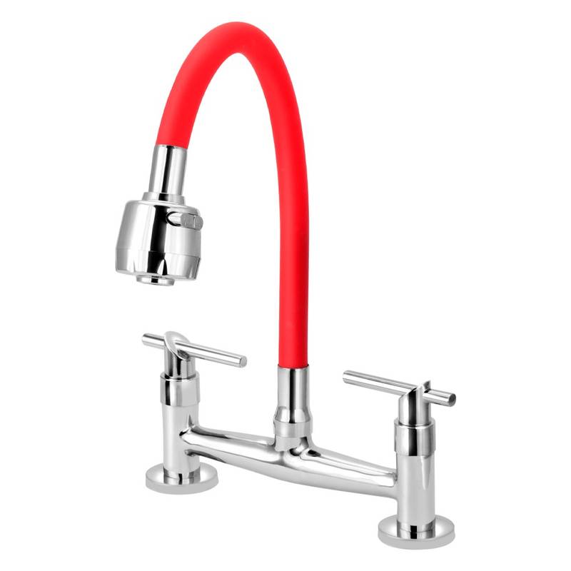 1256 C61 1/4 MISTURADOR PIA MESA FIXO GOURMET VERMELHO DN 15 NBR 11535