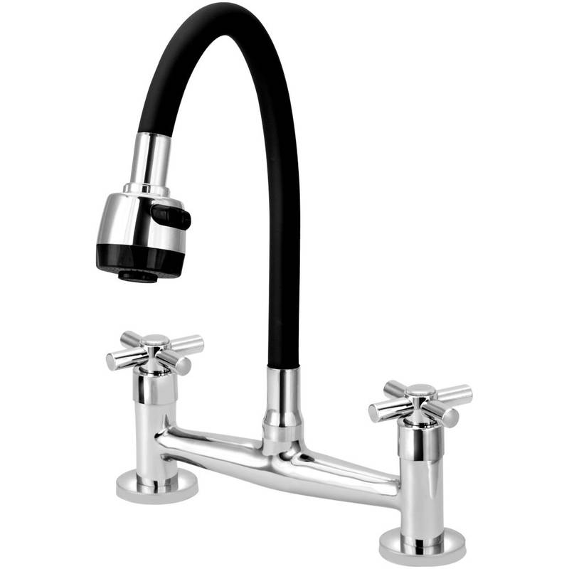 1256 C62 1/4 MISTURADOR PIA MESA FIXO GOURMET PRETO DN 15 NBR 15535