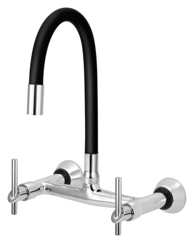 1258 C61 1/4 MISTURADOR PAREDE FIXO COLOR PRETO DN 15 NBR 11535