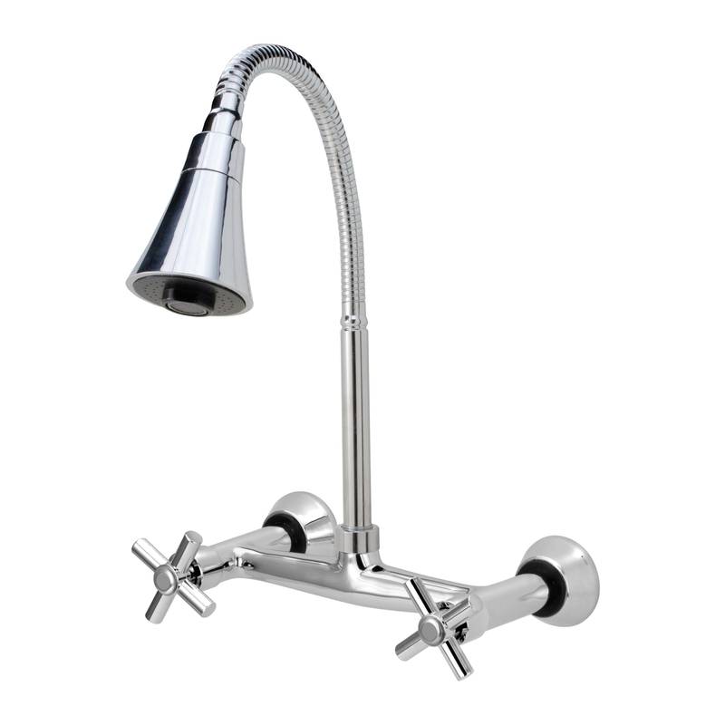1258 C62 1/4 MISTURADOR PAREDE FIXO GOURMET CONICO CROMADO DN 15 NBR 11535