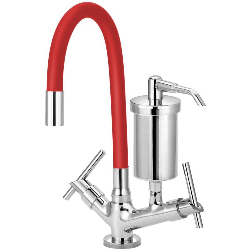 1182 C61 1/4 CONJ TORN B.M COLOR VERMELHO FILTRO SLIM METAL MESA DN 15 NBR 10281