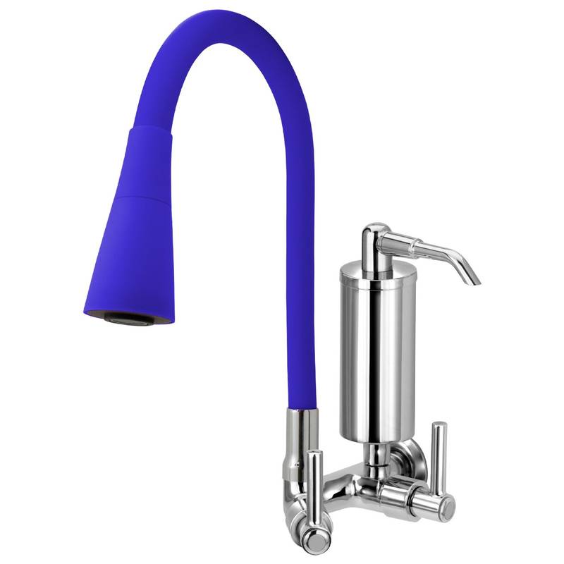 1186 C51 1/4 CONJ TORN PAREDE B.M. CONICO AZUL FILTRO SLIM METAL DN15/20