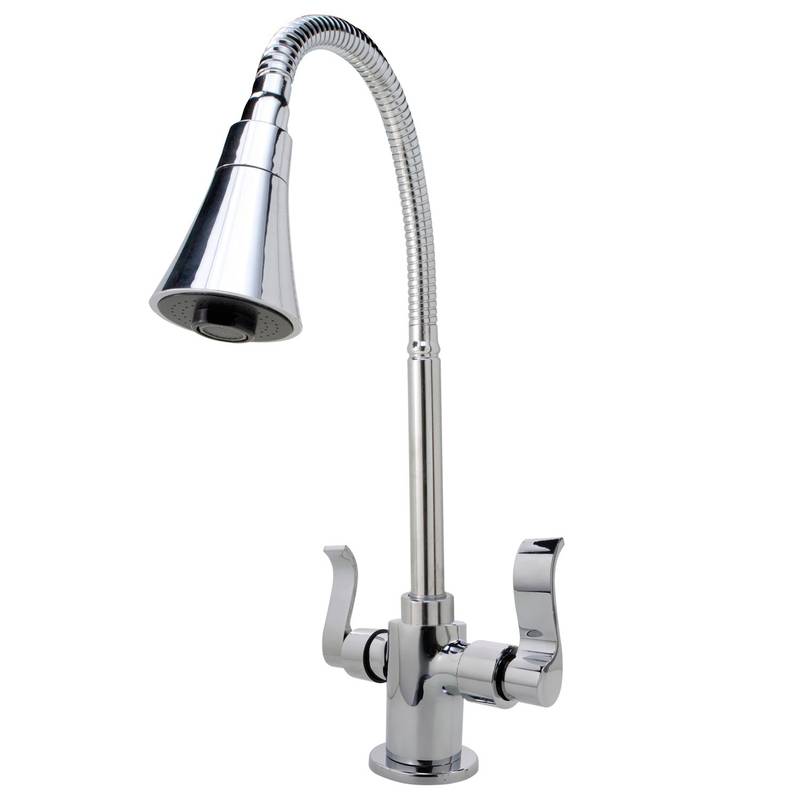 MISTURADOR MONOBLOCO MESA COZINHA C172 1/4 TUBO GOURMET CONICO CROMADO