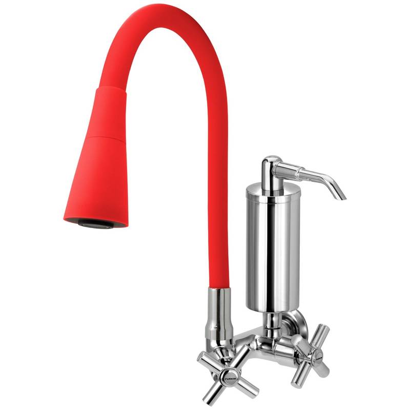 1186 C62 1/4 TORN. PAREDE B.M. CONICO VERMELHO FILTRO SLIM METAL DN15/20