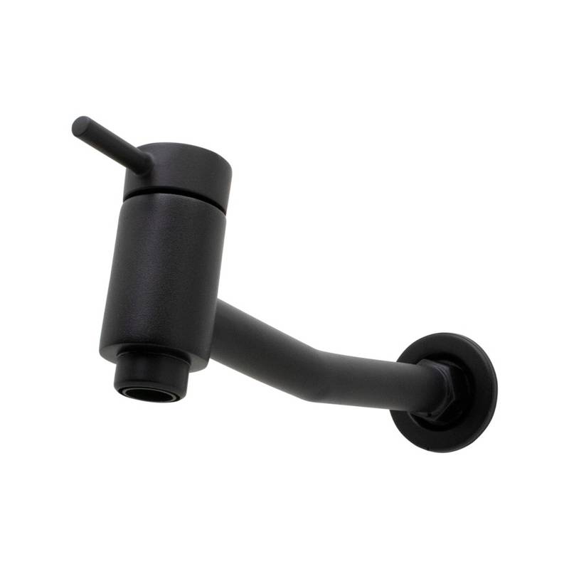 1160 C51 1/4 TORNEIRA LINHA PRATICA FIXA PAREDE BLACK AGUA FRIA DN 15/20 NBR 10281