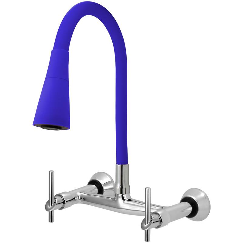 1258 C61 1/4 MISTURADOR PAREDE FIXO CONICO AZUL DN 15 NBR 11535