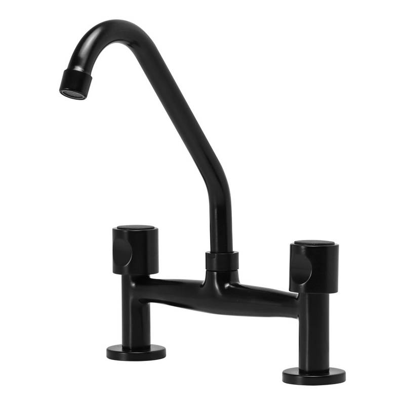 1256 C42 ASPEN 1/4 MISTURADOR FIXO DE PIA MESA BLACK DN 15 NBR 11535