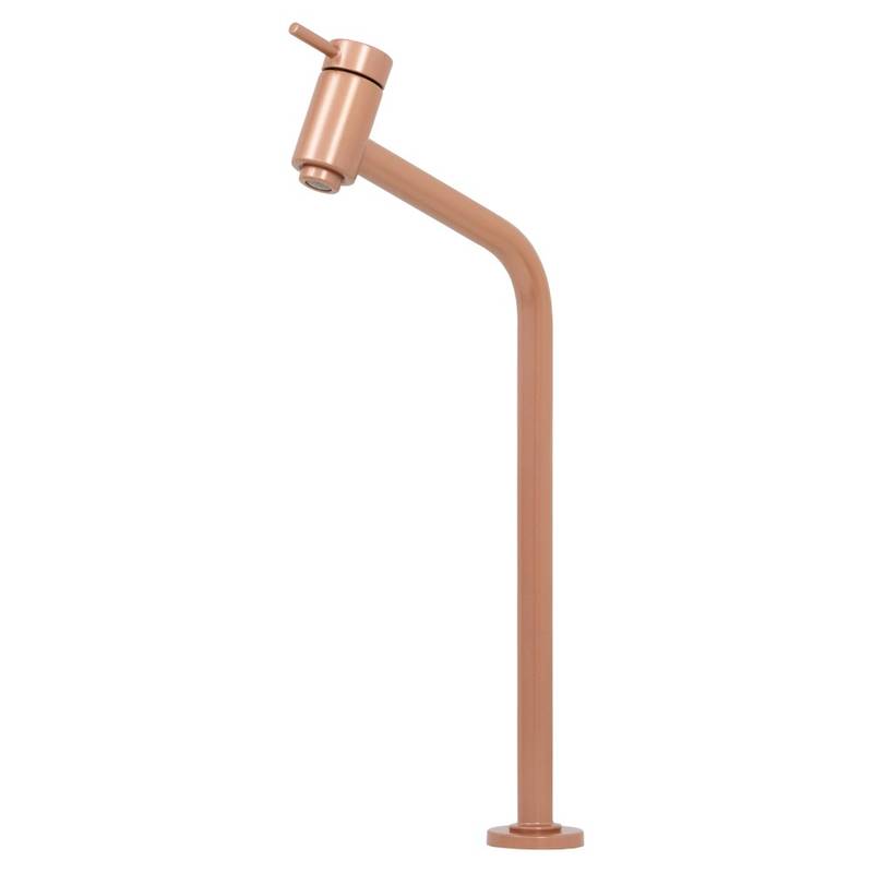 1263 C51 1/4 TORNEIRA LINHA PRATICA MESA ALTA ROSE GOLD
