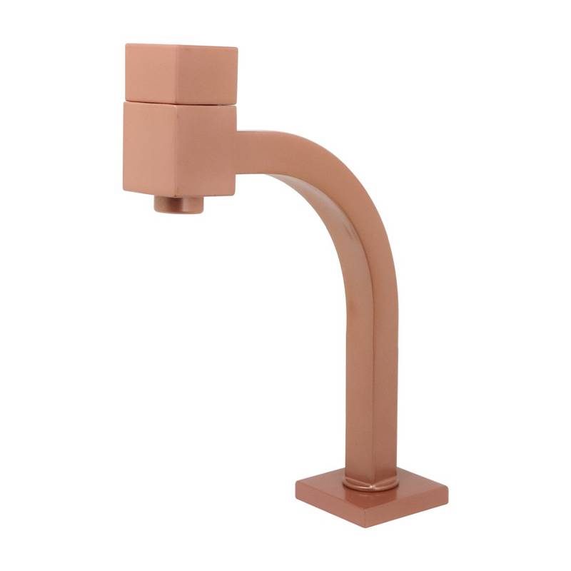 1048 TORNEIRA LINK QUADRADA 90º BAIXA ROSE GOLD