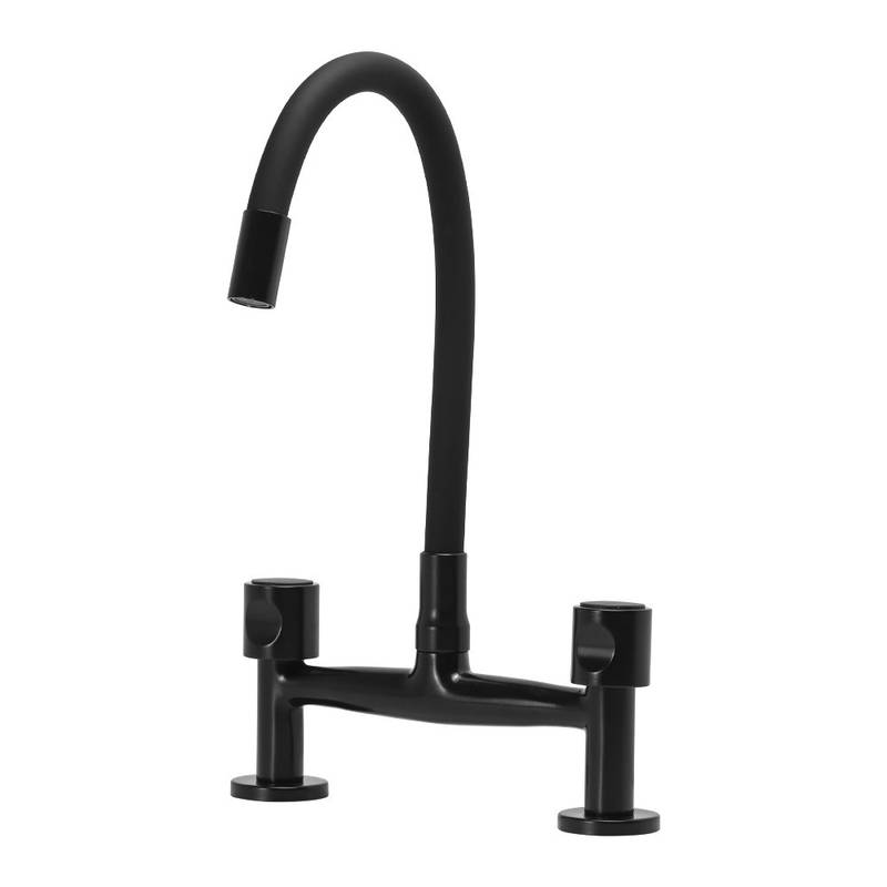1256 C42 ASPEN 1/4 MISTURADOR FIXO DE PIA MESA TUBO COLOR PRETO BLACK DN 15 NBR 11535