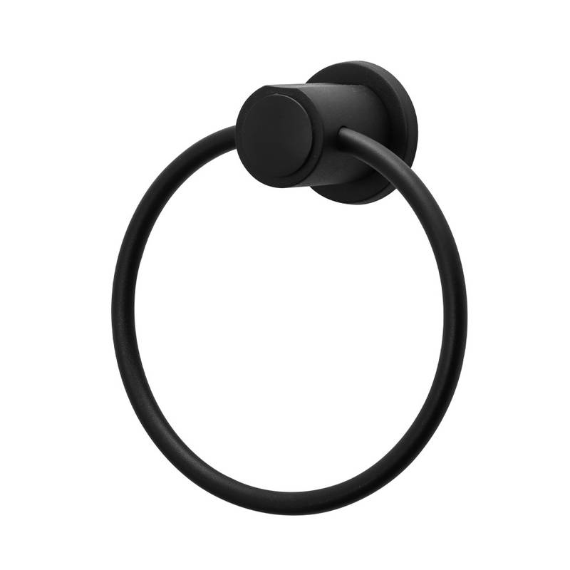 PORTA TOALHA ARGOLA BARONESA C40 BLACK