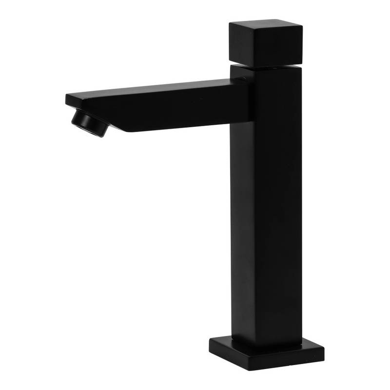 1269 1/4 TORNEIRA LAVATORIO QUADRA MESA ALTA BLACK