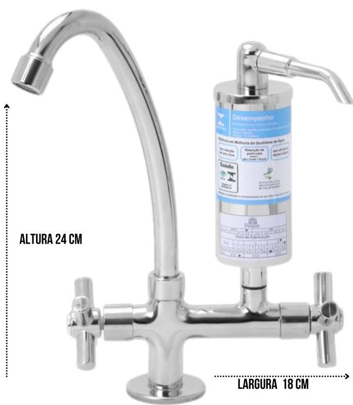 1179 C37 LEVE TORNEIRA FILTRO MESA JUNIOR TUBO LEVE COPO SLIM METAL DN15 NBR 11535