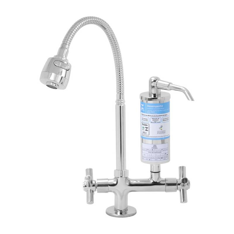 1179 C37 LEVE TORNEIRA FILTRO MESA JUNIOR TUBO GOURMET CROMADO COPO SLIM METAL DN15 NBR 11535