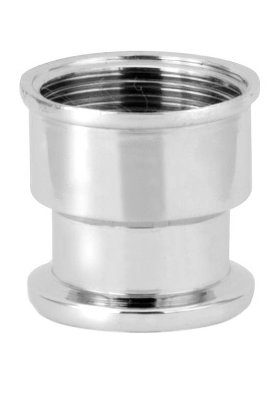 LUVA LATAO 1/2 X 3/4 CROMADA