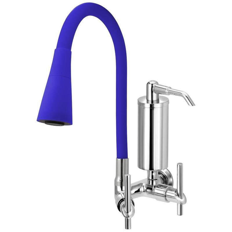 1186 C61 1/4 TORN. PAREDE B.M. CONICO AZUL FILTRO SLIM METAL DN15/20
