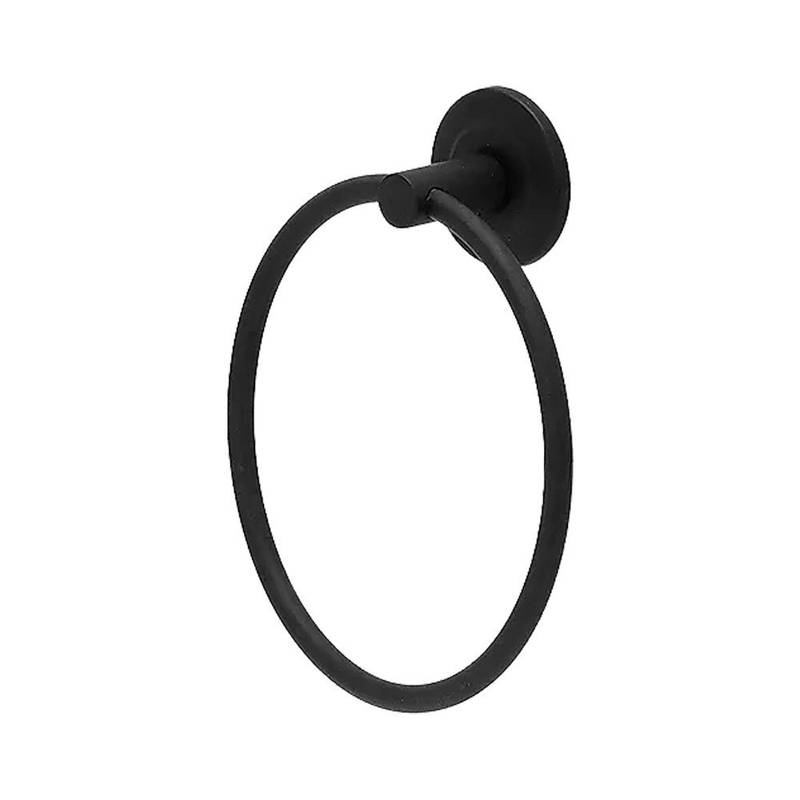 N.16 PORTA TOALHA ARGOLA PEQUENO STANDARD LEVE BLACK