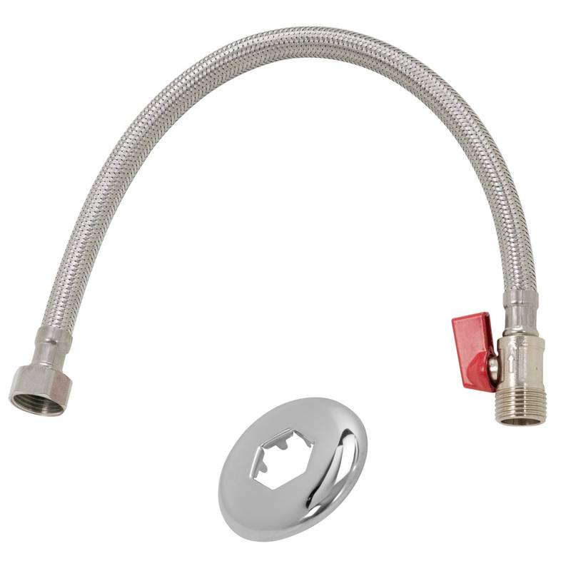 ENGATE FLEXIVEL TRANCADO 40CM COM REGISTRO