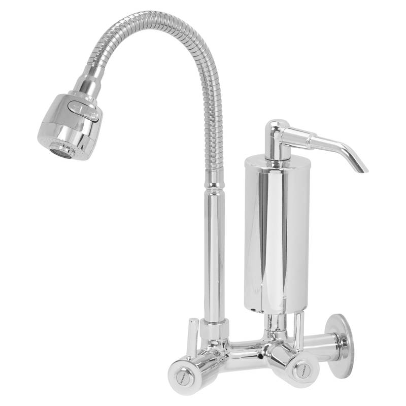 1185 C71 1/4 JUNIOR TORN. PAREDE B.M. GOURMET CROMADO FILTRO SLIM METAL DN15/20 NBR10281