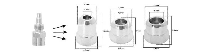 KIT 3 ADAPTADORES MANGUEIRA