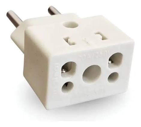 ADAPTADOR BOB PORCELANA SINTETICA 10/20A (PCT 50 UN. R$ 2,95 CADA)