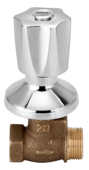 1416 JUNIOR C50 3/4 REGISTRO PRESSAO C/CANOPLA AGUA FRIA DN 20 NBR 15704