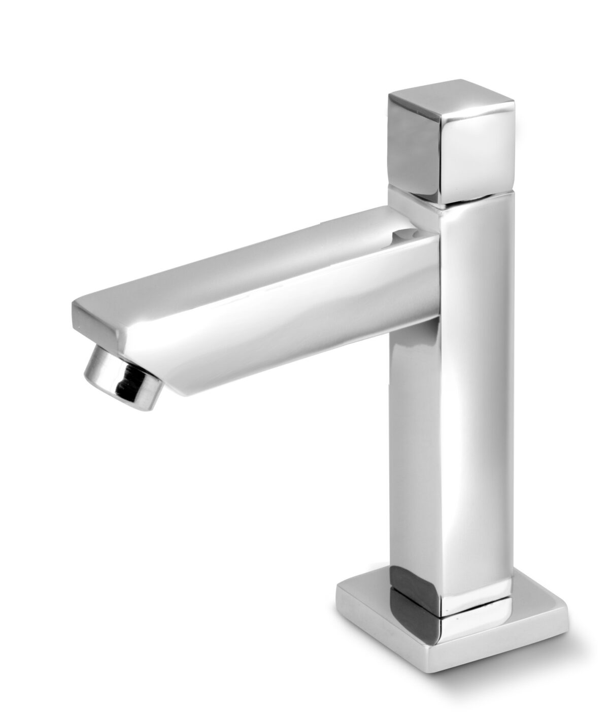 1269 1/4 TORNEIRA LAVATORIO QUADRA MESA ALTA CROMADA