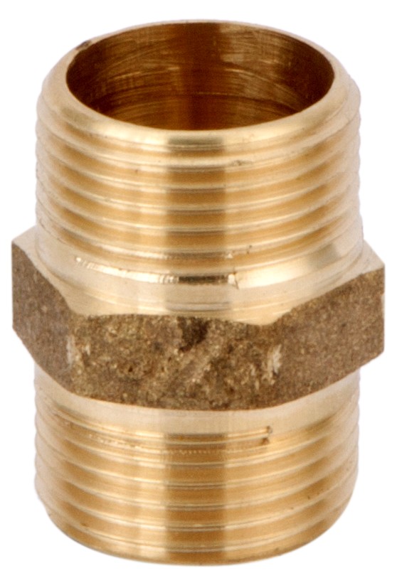 NIPLE METAL 3/4 X 3/4 AMARELO