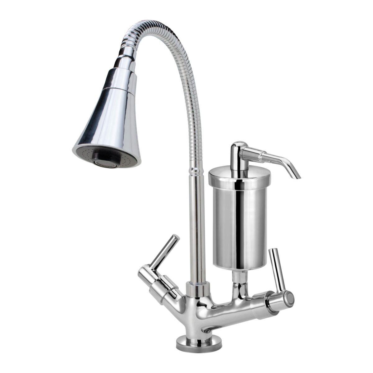 1182 C51 1/4 CONJ TORN B.M CONICO CROMADO FILTRO SLIM METAL MESA DN 15 NBR 10281